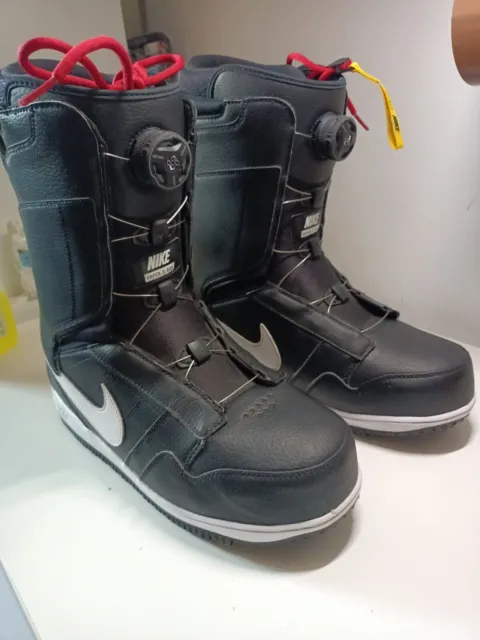 Nike Vapen X BOA Snowboarding Boots UK 10 Rare Excellent Condition Black Coiler