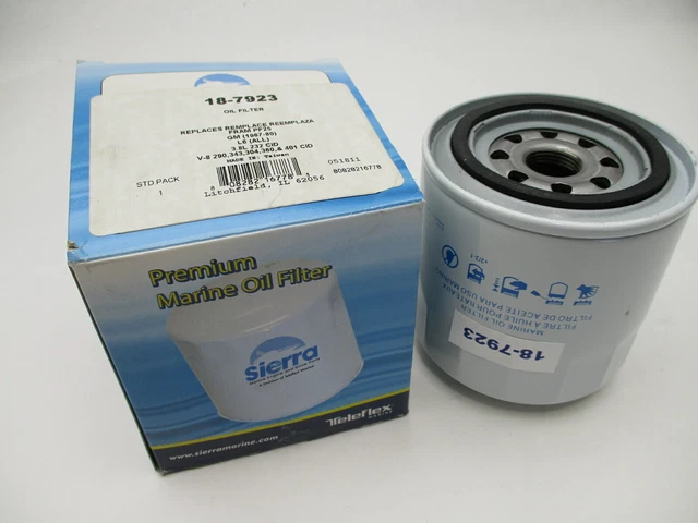 18-7923 Marine Oil Filter for GM 1967-1980 Engines L6 V8 Fram PF25