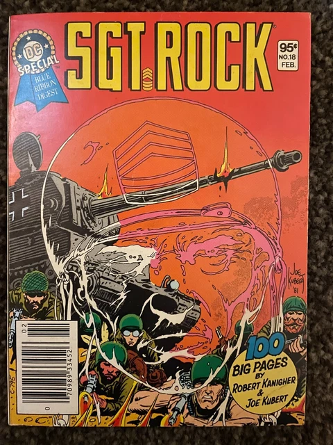 DC Special Blue Ribbon Digest #18 fear. SGT Rock 1982 NM