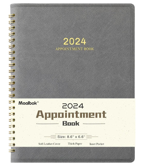 2024 WEEKLY APPOINTMENT Book/Planner 2024 Daily Hourly Planner, Jan