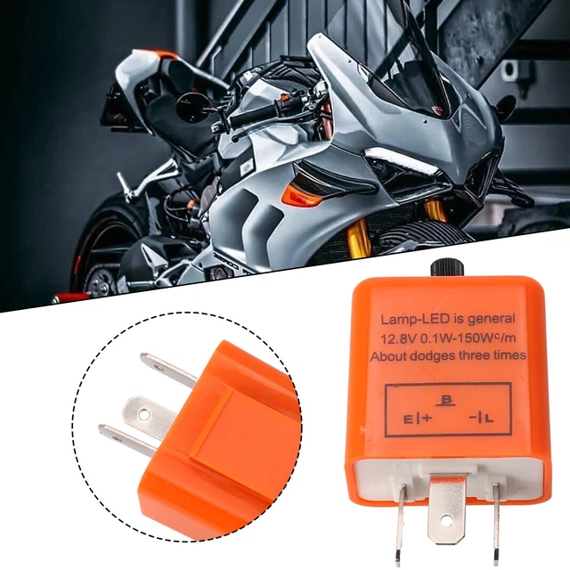 Relais De Clignotant 6V-12V Pour Moto, Quad, Dirt Bike - Étanche Avec Buzzer Intégré