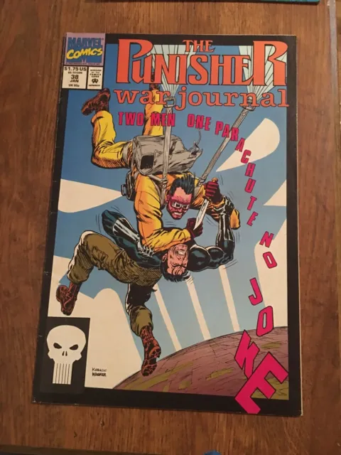 Marvel The Punisher Comic Book Volume 1 #38 January 1992 Approved by Comics Code