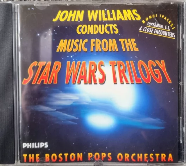 John Williams/Boston Pops Orchestra-Music From The Star Wars Trilogy (1997) CD.