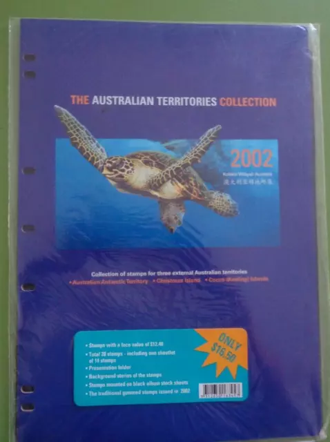 2002 Australian Territories Collection  MUH/MNH from Australia Post Sealed in Pa