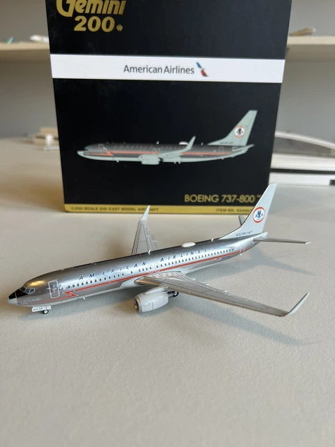 GEMINI JETS AMERICAN Airlines Astro Jet Boeing 737-800 N905NN 1:200 EUR ...