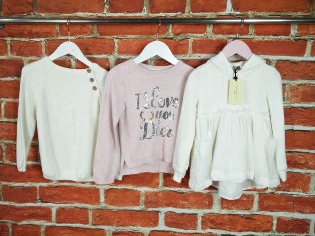 Girl Bundle Age 2-3 Years J Lewis H&M Max Studio Hoodie Dress Pullover Knit 98Cm