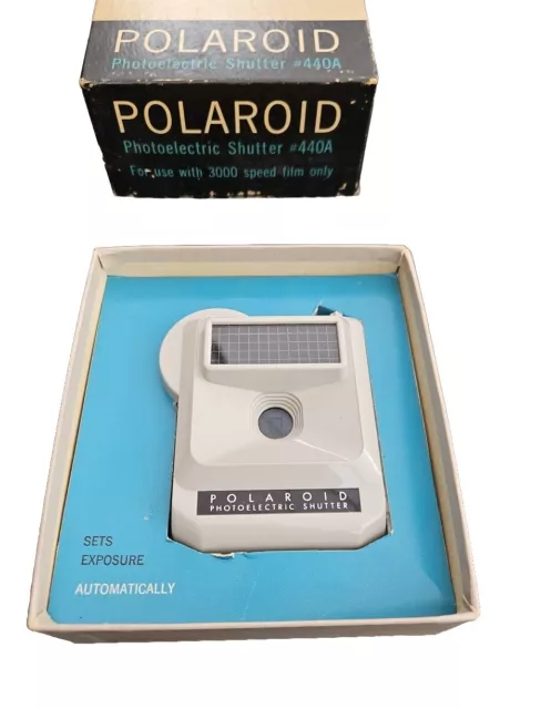 Polaroid Photoelectric Shutter #440A Original Box For 3000 Speed Film Automatic