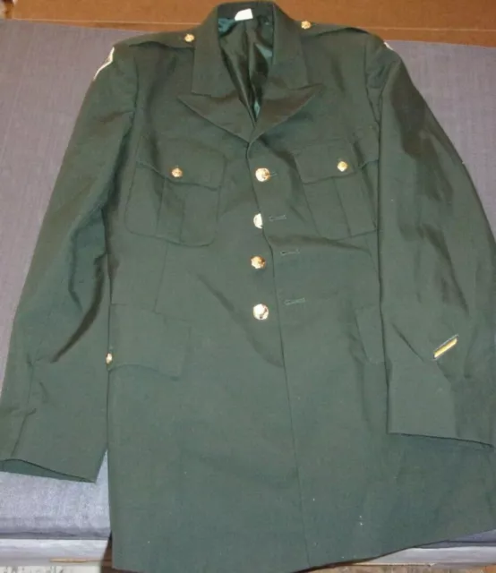 Ar 670-1 Dress Green Class A Jacket Coat Mans Army 42Xl Dscp 4Th Infantry Divisi