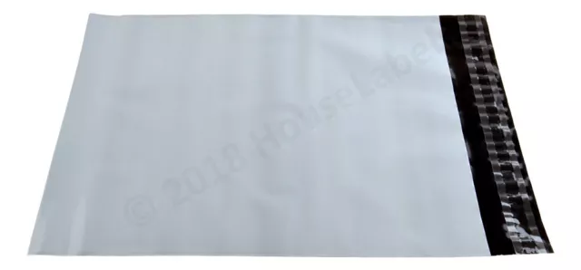 25-100 - 9X12 - #3 POLY MAILERS Sacs - 2,35 MIL Enveloppes d’expédition blanches 2