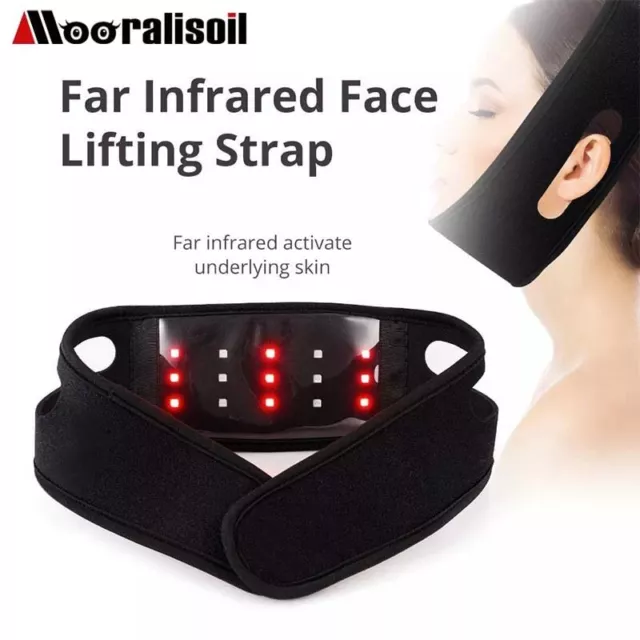 LED-Rotlicht-Infrarot-Therapie Kinn Gesicht Schönheit Gürtel Wearable Laser Lipo