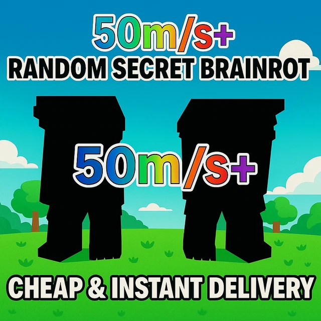 Sab Secret Brain Rots RANDOM 50M/S SECRET Brainrot - Steal A Brainrot - SAB - ‼️ Fast 🚚📦 $69. ...