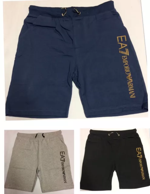 Brand New Emporio Armani Ea7 Brand New Sweat Shorts 100% Cotton