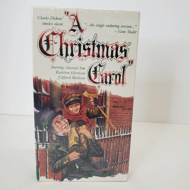 A CHRISTMAS CAROL VHS Alastair Sim Kathleen Harrison New Sealed BW 1951 Version $24.99 - PicClick