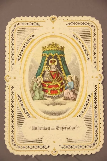 Antikes Andachtsbild Heiligenbild Gnadenbild Eugersdorf