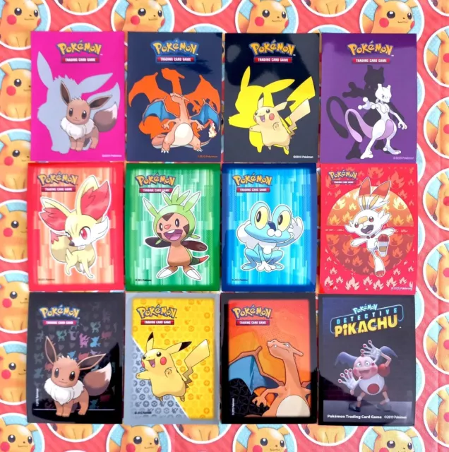LOT 12 SLEEVES Pokemon NEUF Protège Carte Mewtwo Pikachu Dracaufeu Evoli  Feunnec EUR 7,90 - PicClick FR