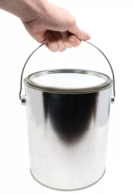12-1 Gallon Metal Paint Can with Ears, Bail, and Lid - Made in the USA