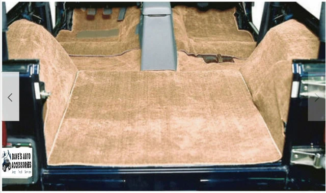 Jeep Wrangler Yj 1976-1995 CJ7 Interior Alfombra Tapete Kit 6pcs Miel (Spice )