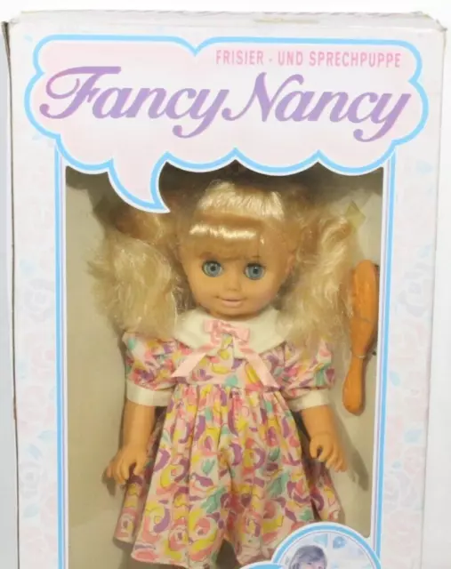 FANCY NANCY toy hairdresser and talking doll 40 cm 1992