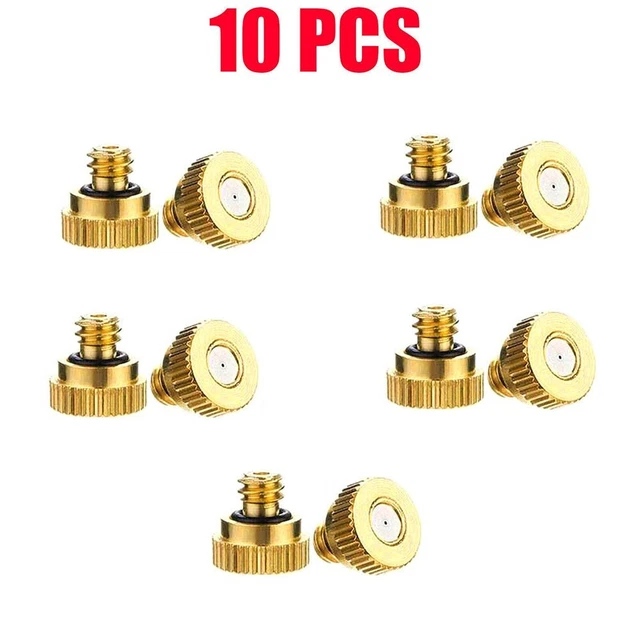 Essential Accessories for Effective For Garden Cooling 10 Brass Misting Nozzles