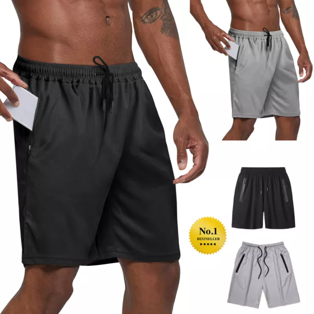 Men’s Sweat Jogger Shorts Casual Summer Lounge Sports Gym Bodybuilding Pants US