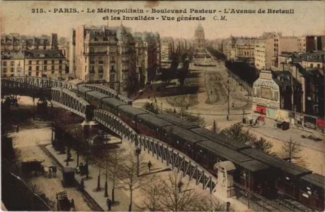 CPA PARIS 7e Le Metropolitain Bd Pasteur (998152)