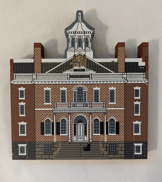 Cats Meow Historic Salem Massachusetts Series 1998 #4981 US Custom House Wooden