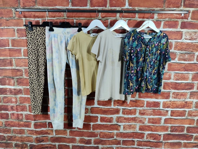 Girls Bundle Age 8-9 Years Gap Fatface Etc Leggings Joggers T-Shirts Tops 134Cm