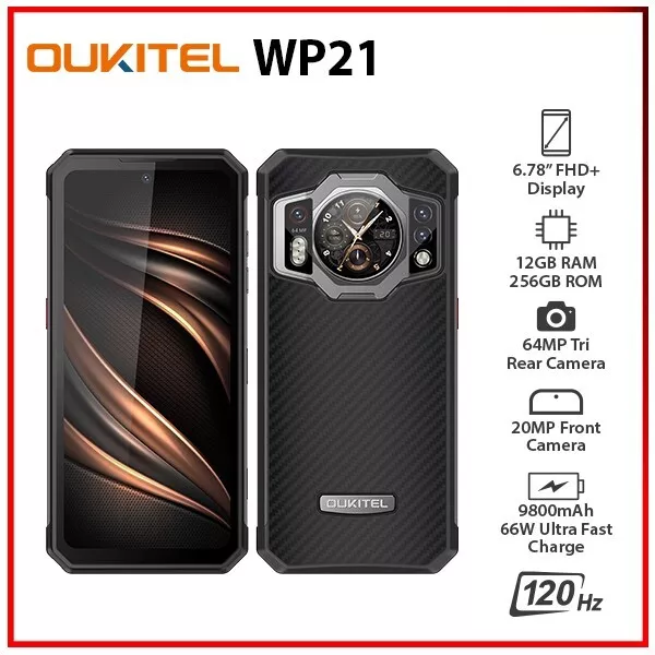 Oukitel WP28 8GB 256GB Dual Sim Black