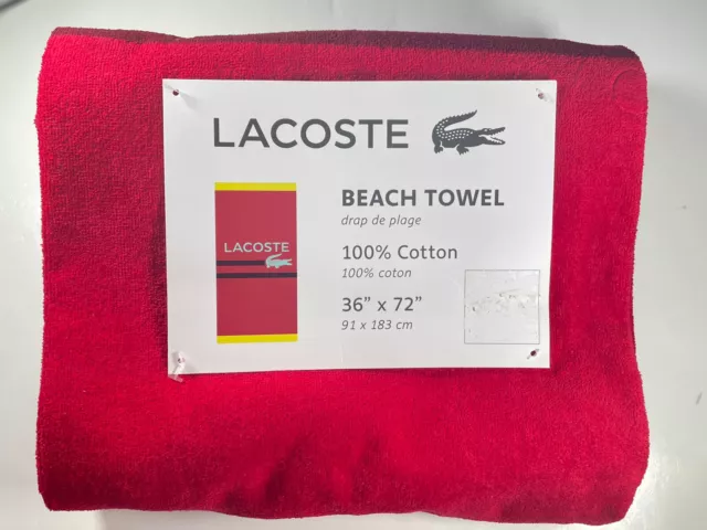 https://www.picclickimg.com/3S4AAOSwp2Nkruye/Lacoste-Beach-Towel-100-Cotton-36-X-72.webp