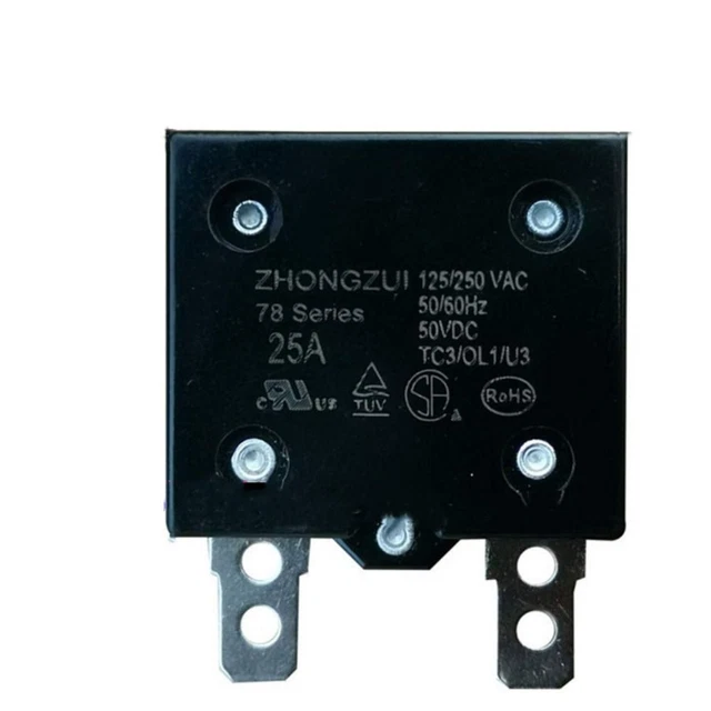 RESET RELAY FUSE Reset The Relay Therma Switch Current Overload