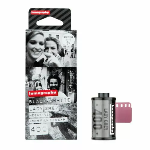 Lomography Lady Grey B&W black &white 400 ISO 35mm 36 exposures film (3 Pack)