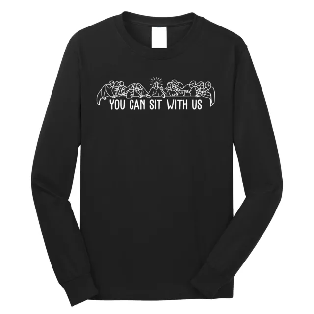 You Can Sit With Us Twelve Apostles Christianity Long Sleeve Shirt