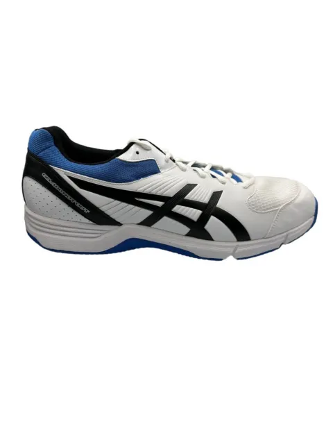 ASICS Gel-100 Not Out Cricket Spikes Shoes White Men's Size UK 12 US 13 EUR 48