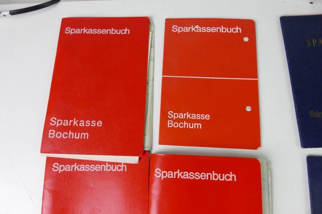Sparbuch Konvolut alte entwertete Sparbücher aus alten Zeiten Lot RB-1567 2