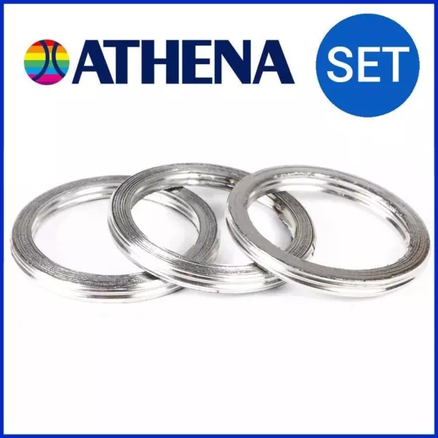 3X Auspuff Krümmer Dichtung 36.5X46X4 MM ATHENA S410485012001