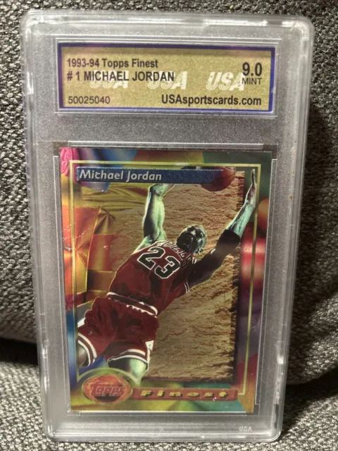 Michael Jordan 1993-94 Topps Finest # 1 Refractor