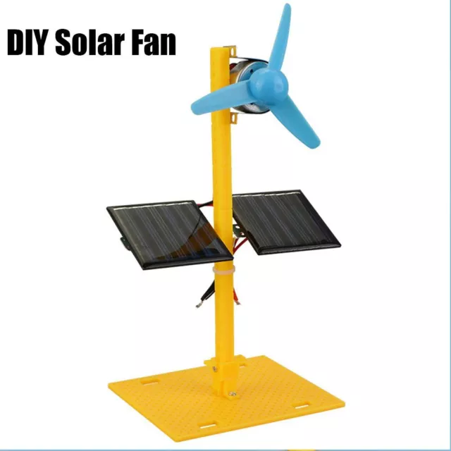 DIY Toys Solar STEM Toy Educational Kits Physics Learning Fan Model