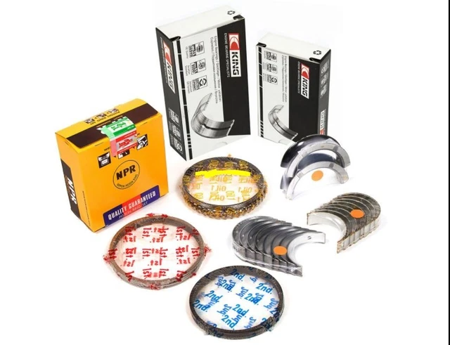 FITS NISSAN PULSAR NX SENTRA 1.6L GA16i SOHC NPR RINGS KING BEARINGS ...