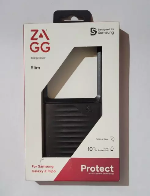 Zagg Bridgetown Case - Samsung Galaxy Z Flip 5 - Black