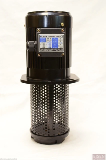 1/4 HP Filtered Coolant Pump, 220V/440V, 3PH, 180mm (7"), FLAIR SP-4180-220V