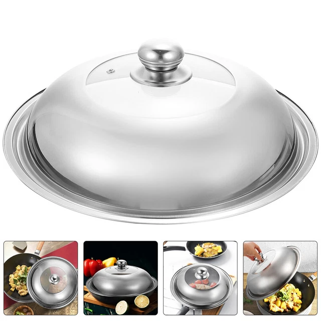 Multifunción Pan-Cubierta Redonda Olla Cubierta Hogar Tapa Accesorios de Cocina