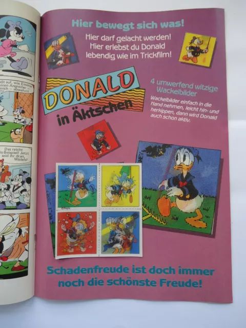 Micky Maus Heft Nr.39 vom 20.9.1989 mit Mini-Comic Nr.27  und Beilage 2