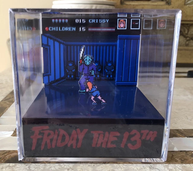 Friday the 13th NES 3D Diorama Cube NEW Pamela Voorhees -  Sweden