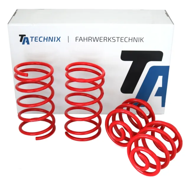 TA TECHNIX Tieferlegung Federn 40/40mm für VW Golf 2 Jetta 2 19E 08/83-11/91