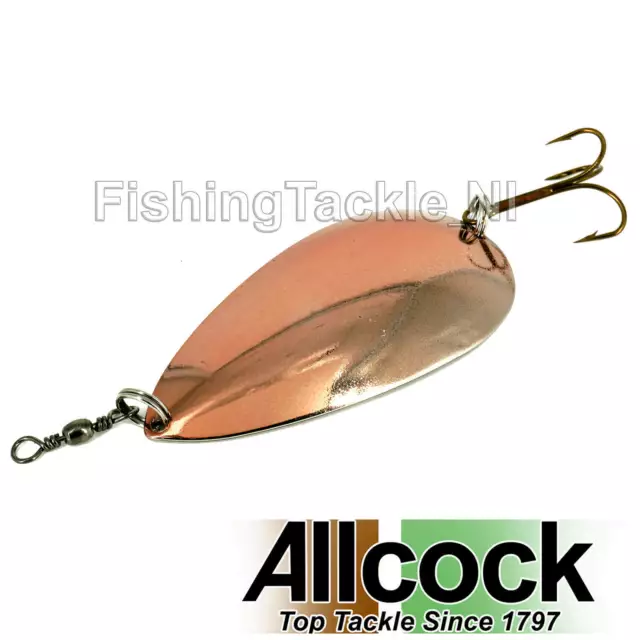 Allcock Extra Heavy Spoon Copper & Silver Traditional Fishing Lures Trout Pike