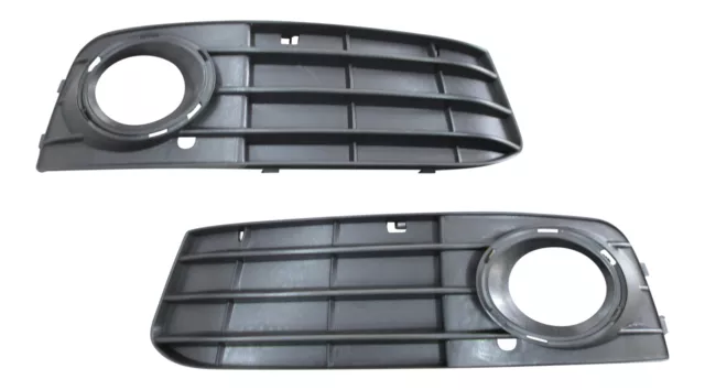 Pare-Chocs Grille Revêtement Phares Antibrouillard Gauche Droite Kit pour Audi