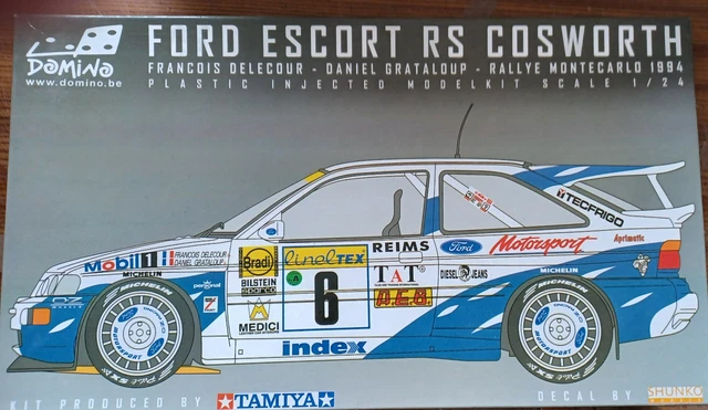 Maquette Tamiya 1/24 Ford Escort Cosworth + Transkit BOXYS Bastos Ypres 1998 - Occasion