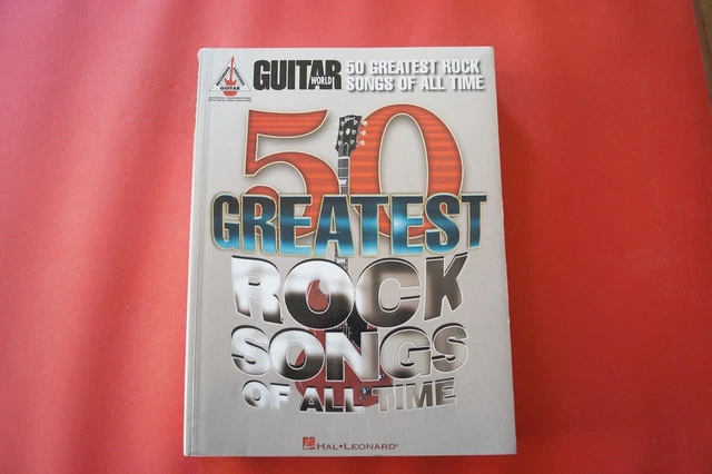 50 GREATEST ROCK Songs of All Time .Songbook Sheet Music Book .Vocal ...