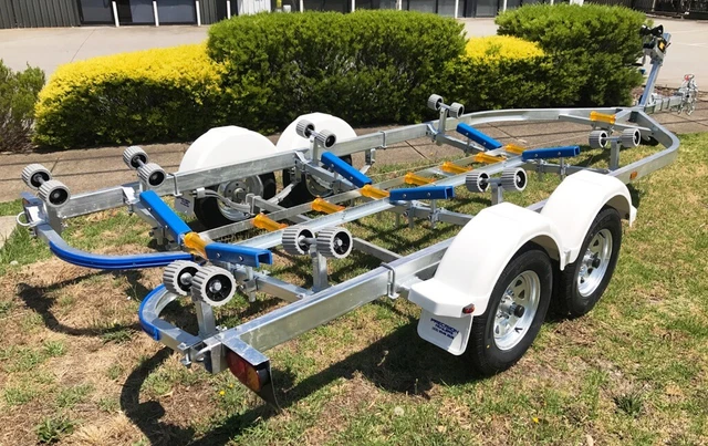 Precision Boat Trailer Drive On Galvanised 6.5mt TANDEM *Soft Poly Upgrade