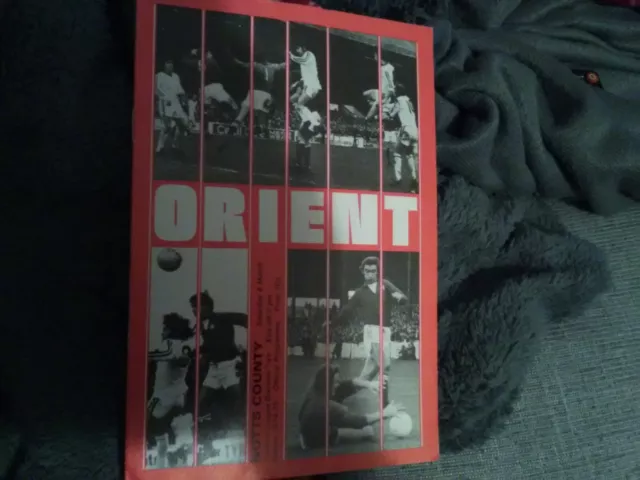 Orient v Notts County, Season 1974/75, Division Two